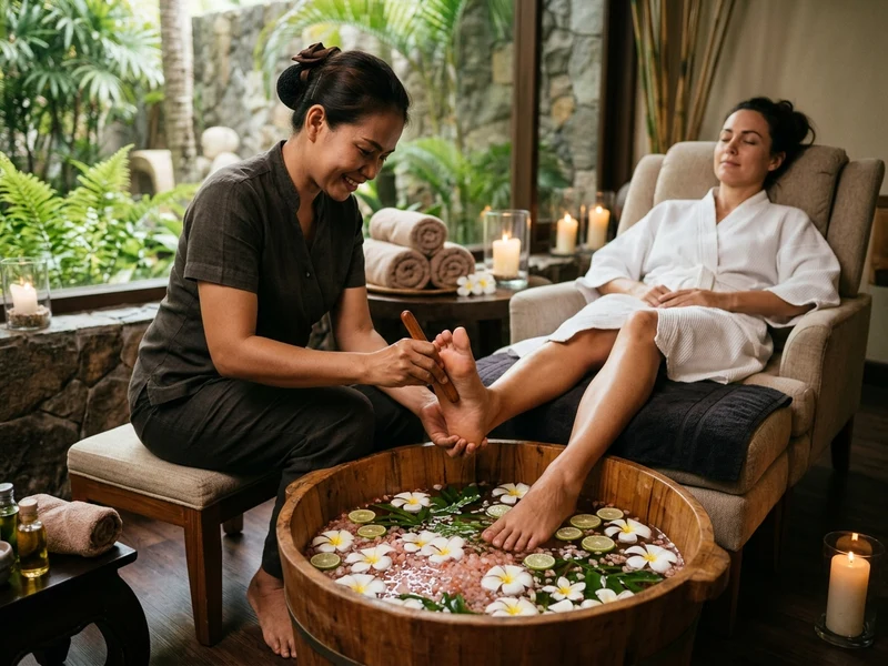 Refleksi Kaki & Titik Akupresur